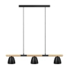 Lampa wisząca do kuchni Theo 2112603003 nad stół drewniana czarna