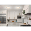 Drewniany plafon Gandava 14-75253 LED 24W 4000K okrąg biały
