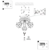 Lampa sufitowa Priska 54017W-3 hygge regulowana drewno czarna