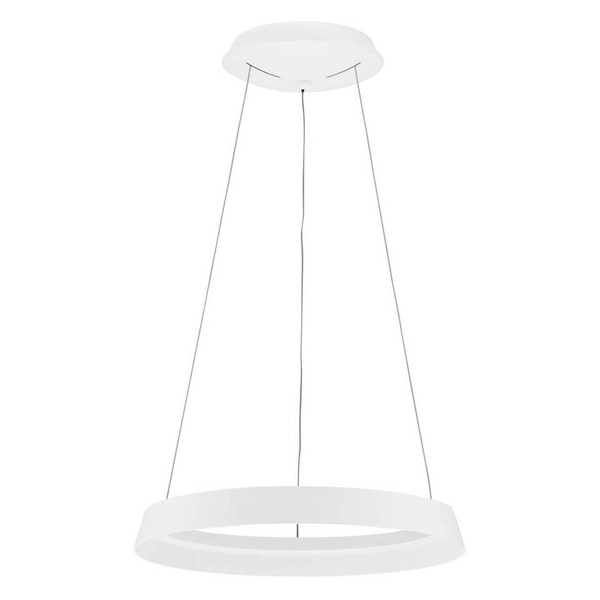 Wisząca lampa ring do sypialni BATALLAS LE44785 LED 38W 3000K biała