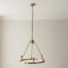 Lampa wisząca na łańcuchu Chester 111203 retro mosiądz