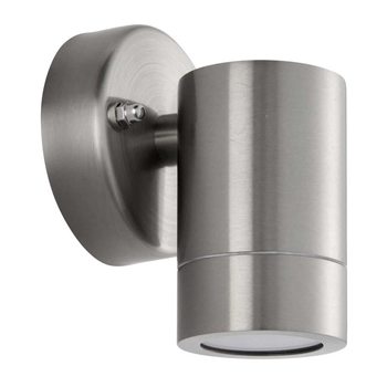 Metalowa tuba na ścianę Palin 101349 Saxby srebrna