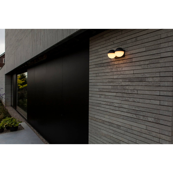 Podwójna lampa zewnętrzna LOOMA 5138003118 LED 7,8W 3000K IP54 biała szara