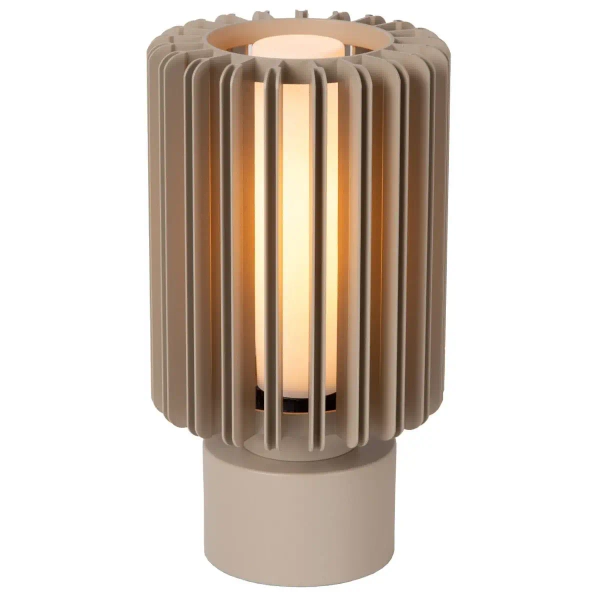 Nowoczesna lampa na stół Lambres 45510/01/41 do salonu beżowa