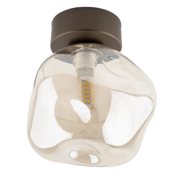 Jadalniana lampa sufitowa Lava 11034 nieregularna brązowa