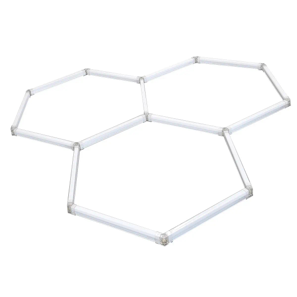 Ledowy plafon natynkowy Geometric LP-0209/3C 4K LED 4000K IP44 biały