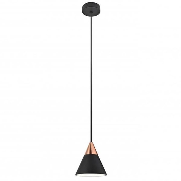 Lampa zwieszana TENTOR AZ3085+AZ3089 LED 7W 3000K czarny różowe złoto