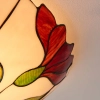 Sufitowa lampa witrażowa Botanica 63960 szklana do salonu kolorowa