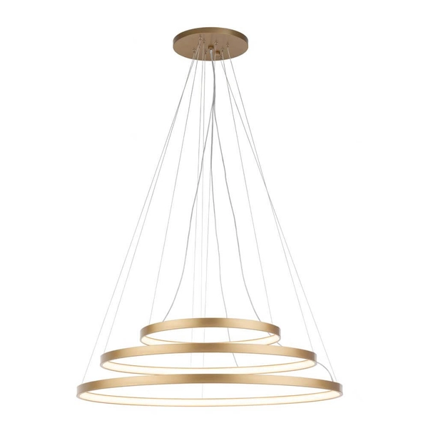 Potrójny zwis pierścieniowy Agari Multi 5420 Shilo LED 165W 3000K złota