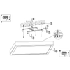 Ekologiczna LAMPA sufitowa DORO 416080WD2 Globo nowoczesna LED 24W 3000K do salonu drewno