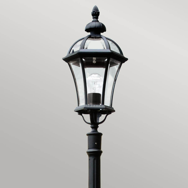 Stojąca latarnia Ledbury GZH-LB5 Elstead do ogrodu IP44 czarna