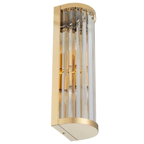 Lampa ścienna glamour EXELLENT ST-88022W przezroczysta złota