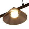 Lampa wisząca geometryczna BLAKE ST-MD1026 czarna szklana metalowa LED 24W 3000K nad stół