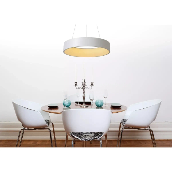 Wisząca lampa LED Talowe 46400/42/31 Lucide LED 39W 3000K ring biały