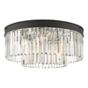 Sufitowa lampa kryształowa Celeus CEL4822 czarny przezroczysty