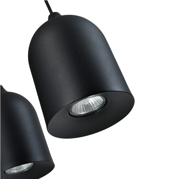 Podwójna wisząca lampa Nilo LP-0110/2L BK nad stół czarny