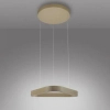 Opuszczana lampa wisząca na pilot Q-STRETTO brązowa 2690-97 2xLED 61W 2200-5000K CCT
