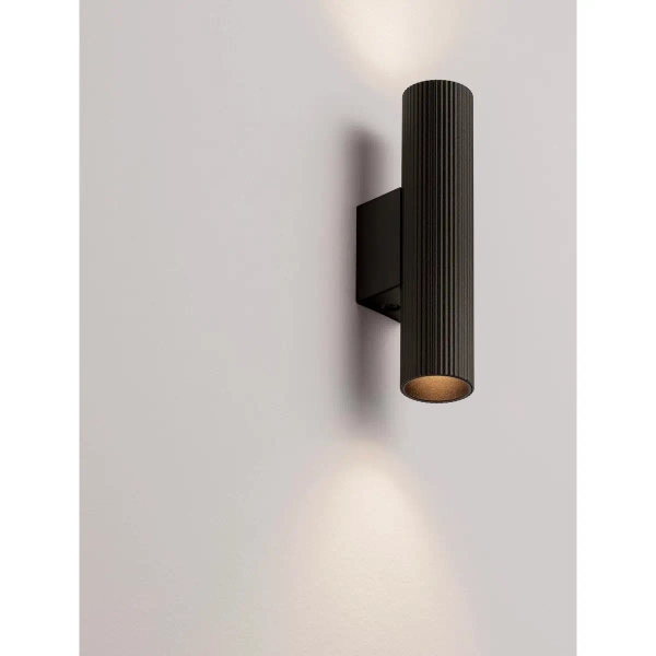 Minimalistyczna ścienna lampa SELMORA LE45640 do sypialni czarny