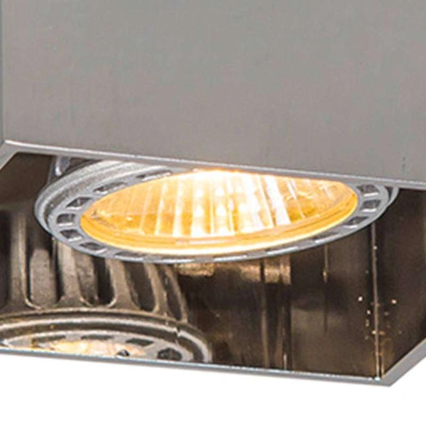 Downlight LAMPA sufitowa SQUARE 50475-CH Zumaline metalowa kostka chrom