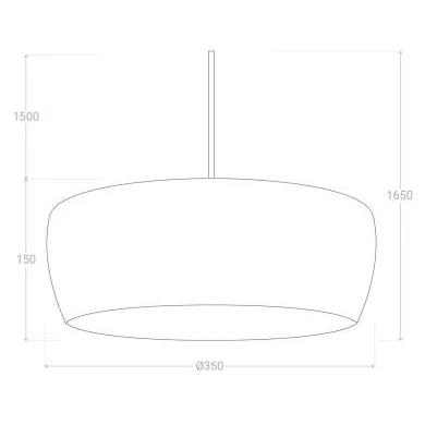 Bambusowa lampa wisząca Boho ABR-LW4-BH-E27 Abruzzo okrąg brązowy