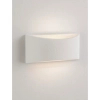 Gipsowa lampa ścienna CENVARO LE45573 do salonu biała