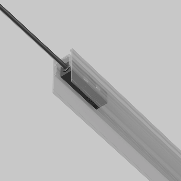 Wejście zasilania szyn magnetycznych Exility TRA034B-42B-1 czarne