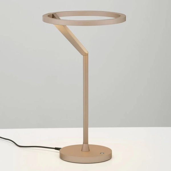 Lampka nocna ring ZUDANEZ LE44774 LED 16W 3000K pierścień złota