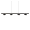 Lampa wisząca nad stół Clyde 2010813003 Nordlux ściemnialna czarna