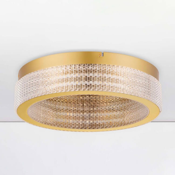 Sypialniana lampa sufitowa YOTAU LE44727 LED 46W 3000K złota