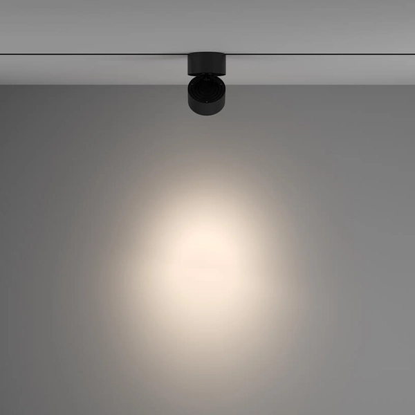 Szynowa lampa sufitowa 1-fazowa Yin TR084-1-15W4K-D-B LED 15W 4000K czarna