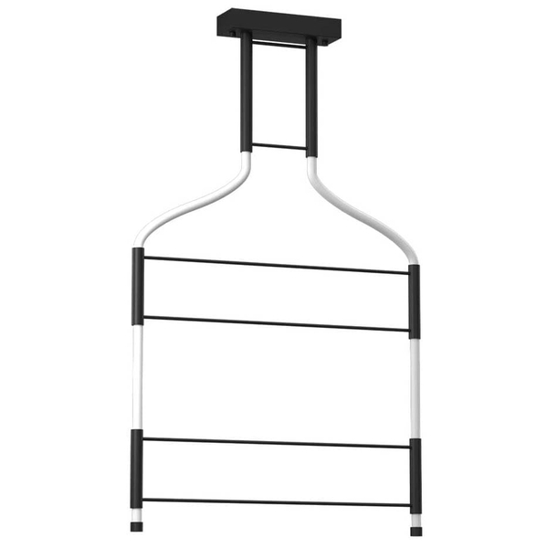 Futurystyczna lampa wisząca ALHA 9057 Shilo LED 32W 3000K czarna