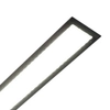 Liniowa lampa wpustowa Lupinus 2120003103-1 Elkim LED 16W 3000K czarna