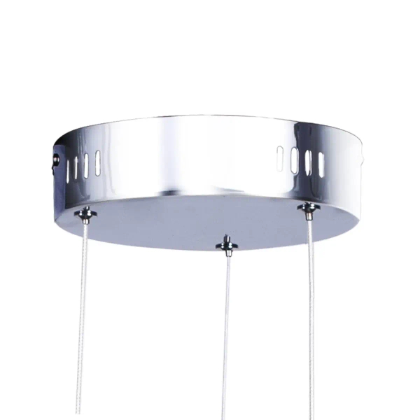 Lampa wisząca glamour CRYSTAL NET 7783-54P chromowana aluminium LED 54W 3000K do biura