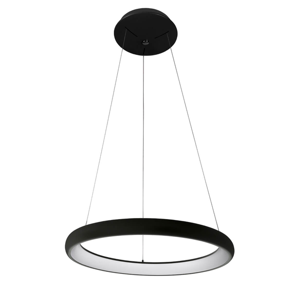Wisząca lampa salonowa Alessia LED 40W 4000K ring nad stół czarny