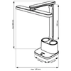 Biurkowa lampka regulowana BARI 325013 LED 6W 4000K biały