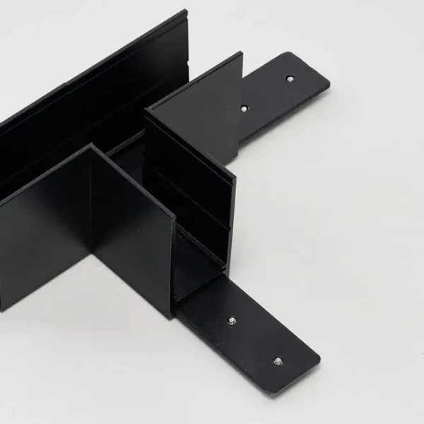 Łącznik magnetyczny do systemów szynowych TRACK AZ6701 czarny aluminiowy łącznik T