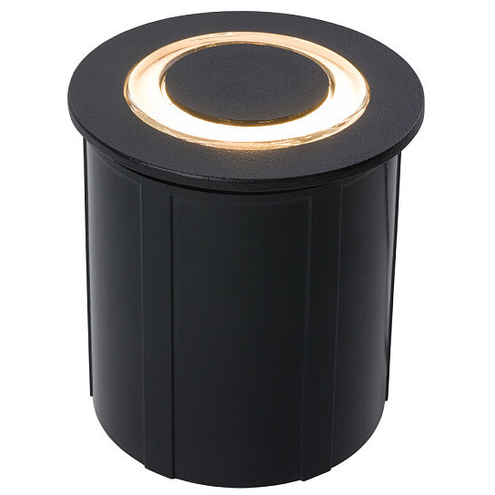 Wpust LAMPA zewnętrzna CIRCLET LED 8163 Nowodvorski ścienna OPRAWA stropowa outdoor LED 3W 3000K metalowa IP54 czarna