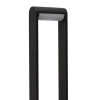 Czarny słupek ogrodowy FRAME AZ6762 1xLED 12W 3000K IP65 tarasowy