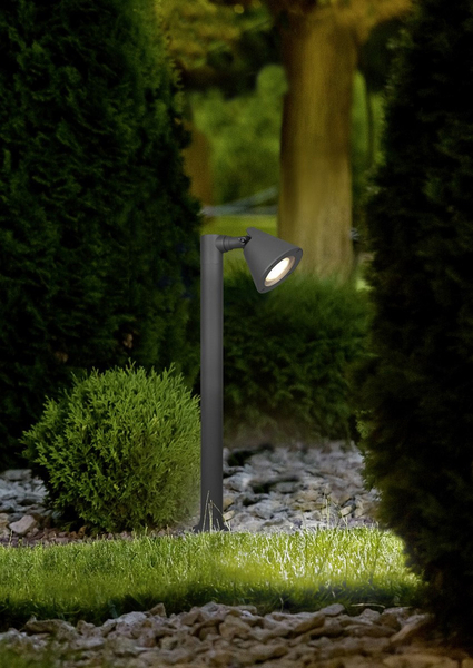 Zewnętrzna lampa stojąca Kaveri 506060142 ruchomy słupek antracyt