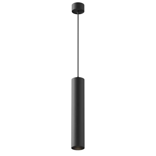 Zwieszana lampa tuba Artisan P082PL-GU10-B Maytoni nad stół czarny