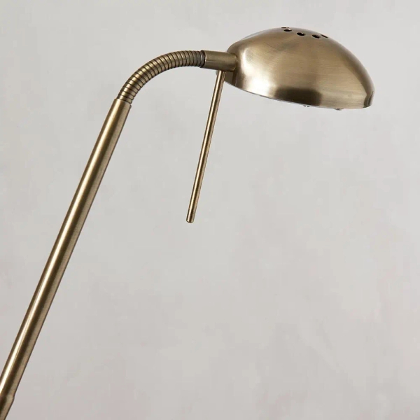 Podłogowa lampa do salonu Monaco MONACO-AN regulowana mosiądz