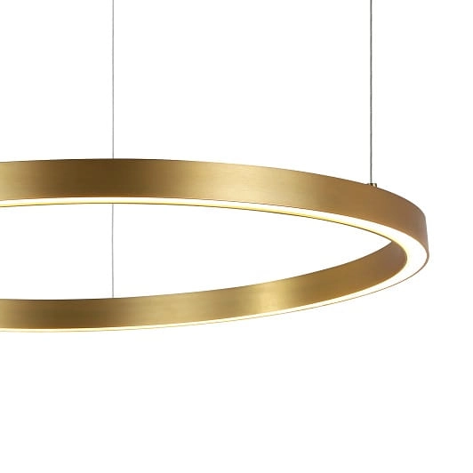 Lampa pierścień wiszący Midway LP-033/1P LED 35W 3000K złoty