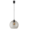 Pojedyncza lampa wisząca kula Cubus 2065M TK Lighting szklana czarna