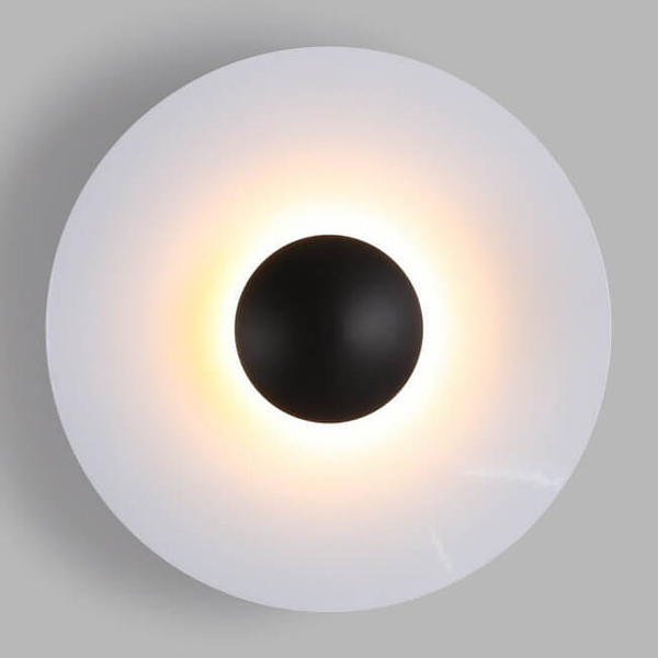 Salonowy kinkiet ścienny Retro ABR-KO12W-W LED 12W 2700K okrąg biały