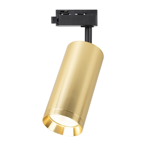 Jednoobwodowa lampa sufitowa szynowa MICA ML1142 tuba złota czarna