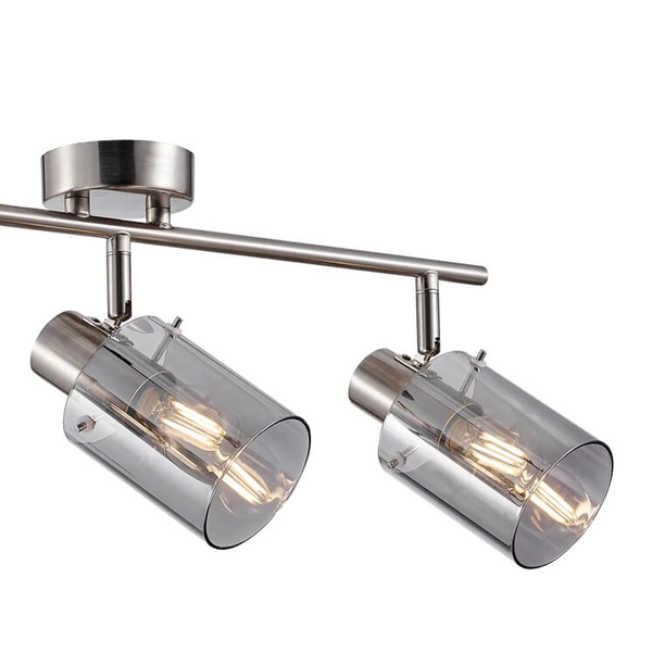 Regulowana lampa sufitowa Sardo SPL-5581-3-SC-SG Italux szary srebrny