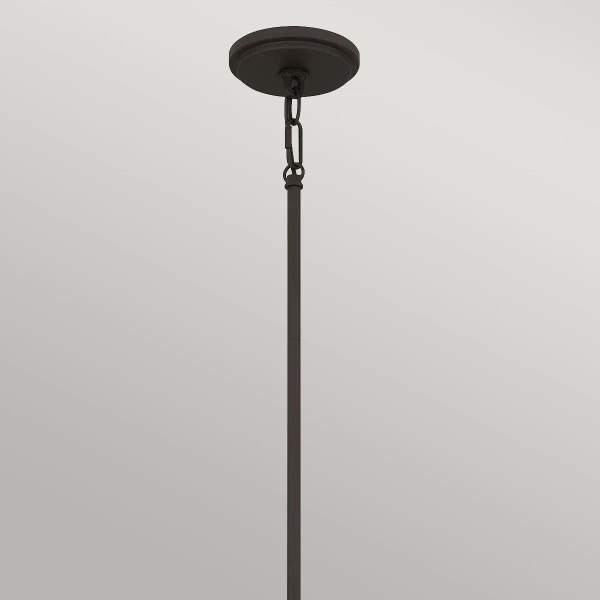 Lampa zwisająca nad wyspę Brecken QZ-BRECKEN-2P-AB-OPAL biała mosiądz