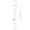 ZAWIESIE linowe CTLS SUSPENSION KIT 8697 Nowodvorski ZWIS do 3-fazowego systemu szynowego czarny