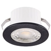 LAMPA wpust FIN LED C 03873 Ideus stropowa OPRAWA okrągła LED 3W 4000K łazienkowa IP44 czarna