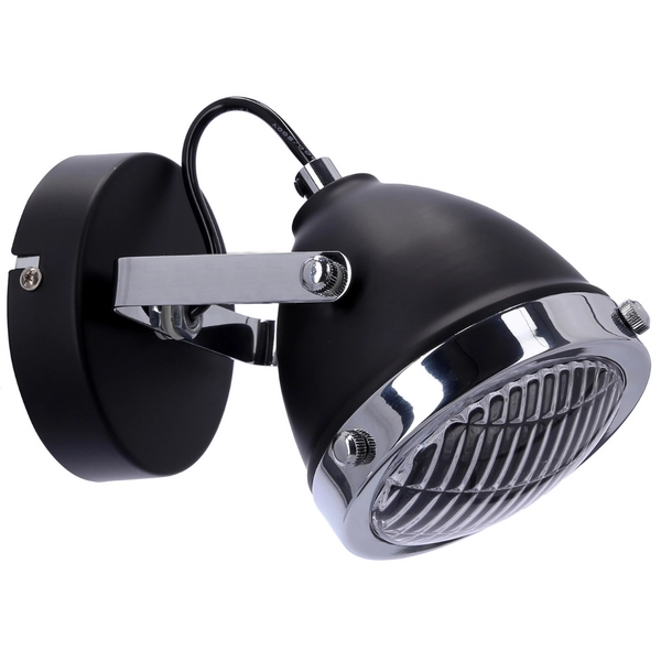 Industrialny kinkiet Crazy 91-13293 Candellux do salonu czarny